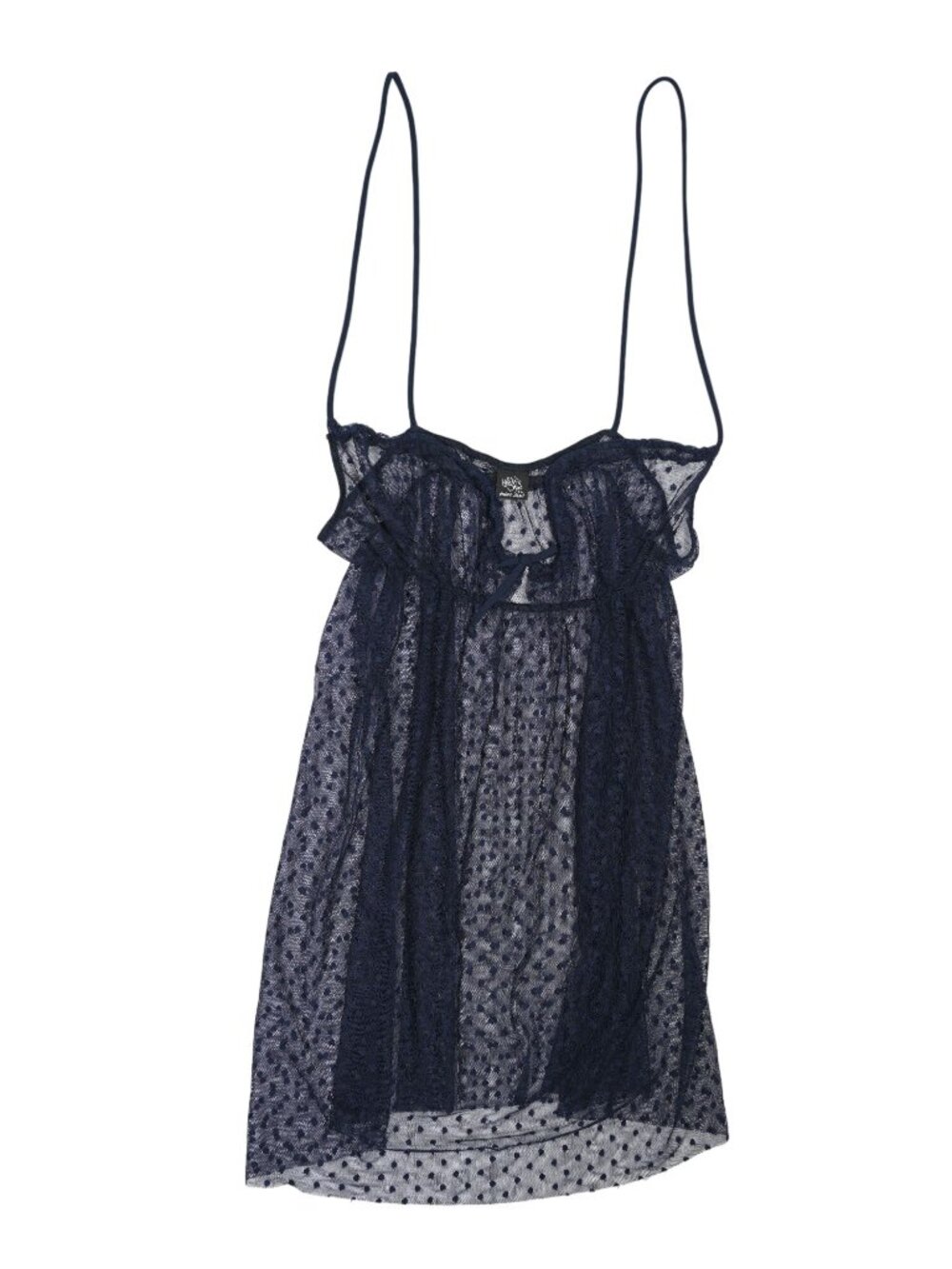Only Hearts Sheer Lingerie Dress in Black